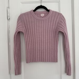 Franki by Francesca's Pink Pullover Sweater Girls Size 12 Knit Long Sleeve